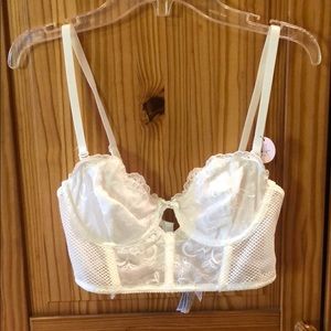 Cute white lace bralette